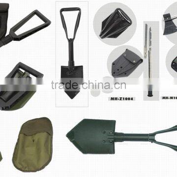 Heavy duty steel shovel