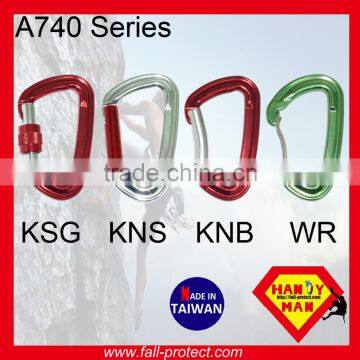 24KN Bent Gate Aluminum Mountain Climbing Carabiner Made in Taiwan photo-5
