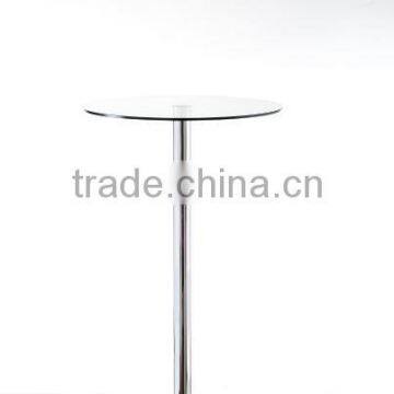 Glass Table Bar Dining Table Banquet Glass Top Bar Table photo-2