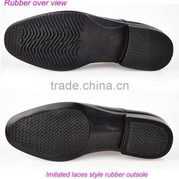 Black Rubber Outsole Business Dress Men Shoes photo-5