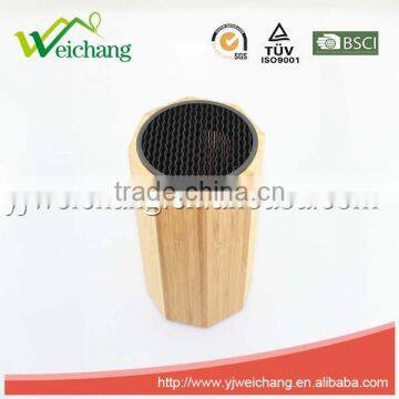 WCJ619 New Design Great Kitchen Helper Plastic + Bamboo Knife Holder Hot Sale photo-2