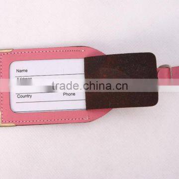 Custom Logo Leather Name Tag Luggage Tag photo-2