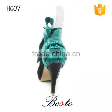 Guangzhou wholesale vintage custom bead fabric heel condoms for women