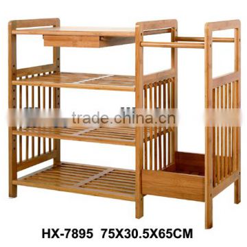 Hot Selling KD Design Bamboo Shoe Rack