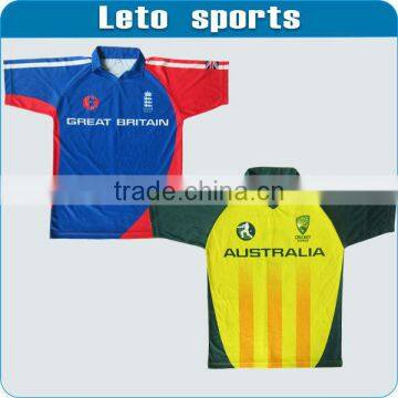 cricket jerseys design or cricket polo shirts custom