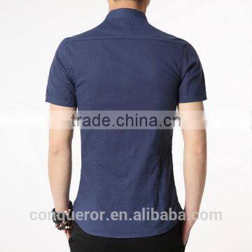 Men's White Linen Shirt HOT! MSRL0044 photo-5