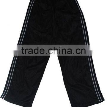2016 new design Professional tricot sports children trousers 100%polyester tricot, 200g,brushed inside