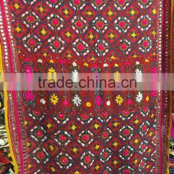 PHULKARI GEORGETTE DUPATTA SHAWL fabric , Hand embroidery 2.2 metre long