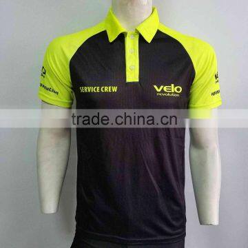 Mens Polo Shirts Customized Logo, Sublimation Buttons/Short Zippers Shirts photo-4