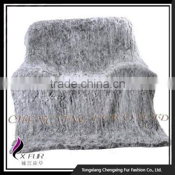 CX-D-92 Wholesale China Rex Rabbit Fur Throw photo-5