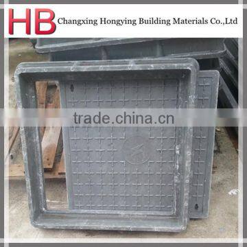 grey square bmc material manhole cover