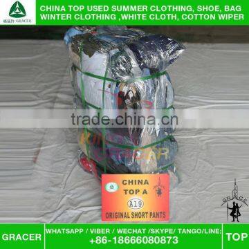 Warehouse Bales 100Kg Brand Name Men Short Pants Used Clothing Dealer photo-6