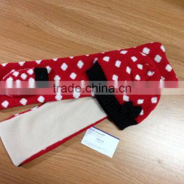 Factory Produce Lovely Heart Acrylic Soft & Warm Knitted Hat in Good Price photo-3