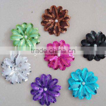 Sequin flowers Artificial flowers Head flowes