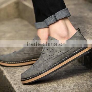 Zm35546a Latest Design Men Leather Shoes Spring Casual Lace up Shoes photo-6