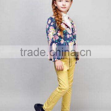 cool kid zone fashion girl cotton suit jacket digital printed fabric casual baby suit