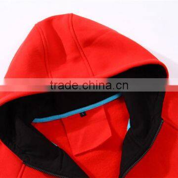 Wholesale High Quality Cotton Polyester Fleece Fashion Men Plain Zipper Gym Custom Hoodies photo-3