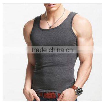 Cheap Promotional Custom Design Bodybuilding Mens Tank Top Man Vest photo-4