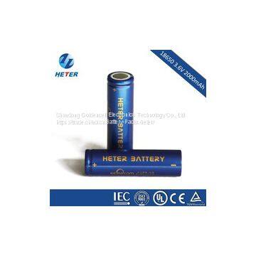 3.6V Litium 18650 Battery 2000mAh 2200mAh photo-2