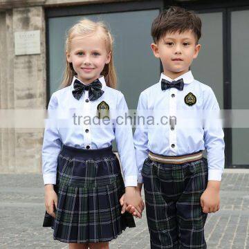 Hot Sell Factory Price Fashion School Uniform,new Style Kindergarten School Uniform Plaid Skirts photo-5