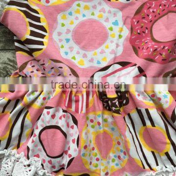 Summer Baby Girls Outfits Children Doughnut Cotton Dress Girls Lace Ruffle Boutique Dress Cute Dress Matching Accessories photo-3