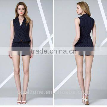 Women Summer Two Pieces Business Suits Office Lady Casual Uniform photo-3