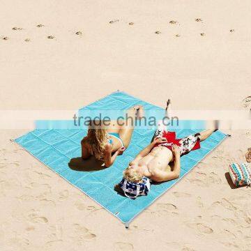 56'' x 78'' Sand Proof Beach Travel Blanket With Pouch