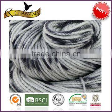 wholesale 100% fancy wool knitted yarn for blancket
