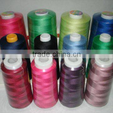 100% spun polyester sewing thread cone