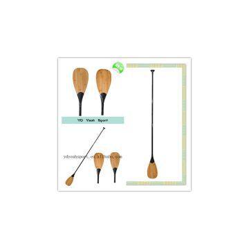 bamboo carbon fiber sup paddle for paddleboards