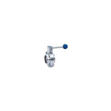 Welded butterfly valve