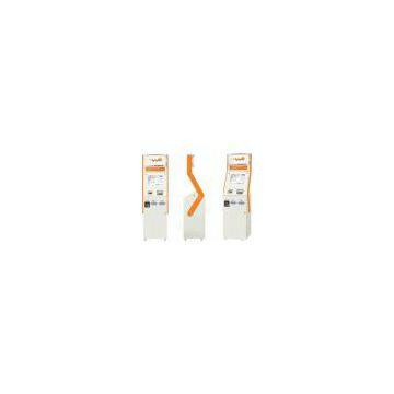 Dual Screen Self Service Interactive Ticketing / Photo / Card Lobby Kiosk For Priting