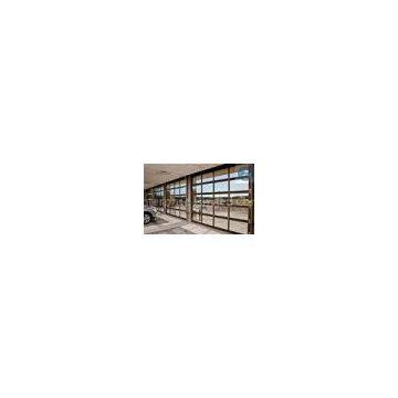 Electric Industrial Sectional Door Transparent For Window Decorating