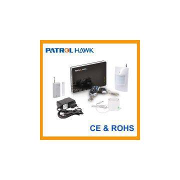 Patrol Hawk GSM security alarm system with andriod&IOS app&voice prompt
