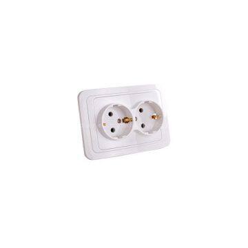 european double wall socket