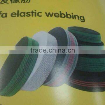 colorful Polypropylene customized sofa elastic webbing