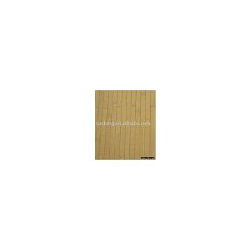 Natural finished bamboo paneling