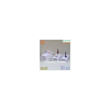 High-grade multifunctional three pieces a set acrylic material display case for leather belt cosmetic boutique display