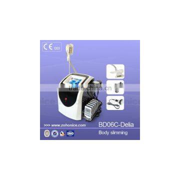 BD06C CE approved Multifunctional slimming device Vacuum+Auto roller+RF+cavitation+cyro machine