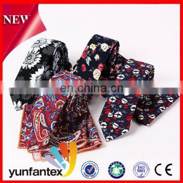 2017 New Design Cotton Colorful Printed Mens Tie photo-2