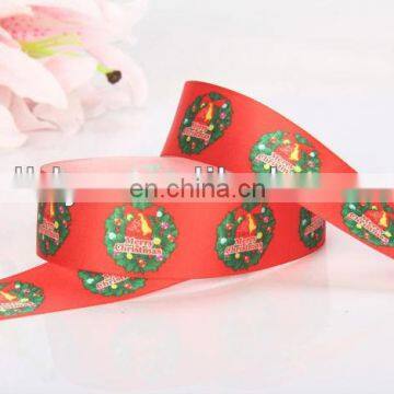 Chrismas tree style satin ribbon