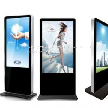 KUANBO 43inch ipad standing lcd display, ad floor standing lcd media display with high quality
