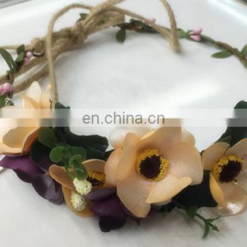 Colorful Floral Headband Flower Crown Costume Mexican Hair Headpiece Flower Headband FH1519