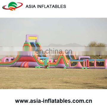 Commercial Grade Juegos Inflables Outdoor Adult Inflatable Obstacle Course