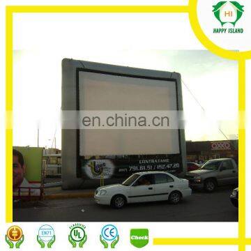 HI Hot sale Inflatable Movie Screen, Inflatable Rear Projection Screen for Outdoor cinema, Street Advertising Screen