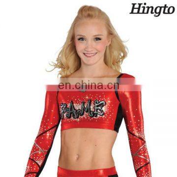 Beautiful custom cheerleader uniform design college Girl cheerleading uniform