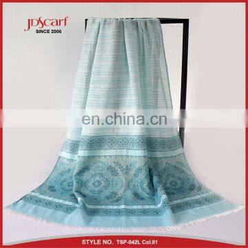 Latest fashion scarf italian pashmina shawl 100% polyester scarf shawl