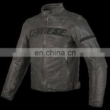 Vintage Leather Motorcycle Jacket Classic biker jacket Stylish Wear