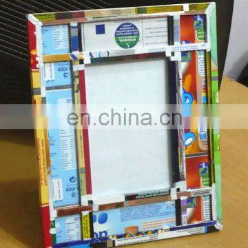 Recycled Tin Photo Frame 4x6