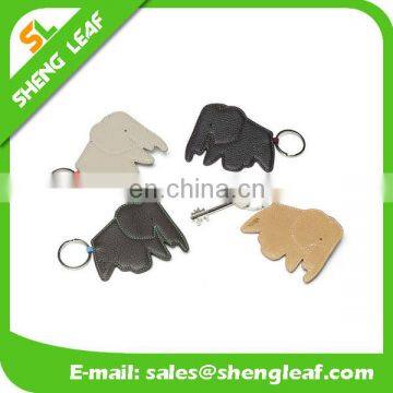 Whole Sale Creative Elephant Shaped Leather Keychain Keyring With Best Price photo-2